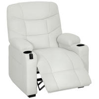 RELAXSESSEL,ELEKTRISCH 150° Samt Memory Fernbedienung Fußstütze,creme - Creme, Textil (90/105/94cm) - Vallsero