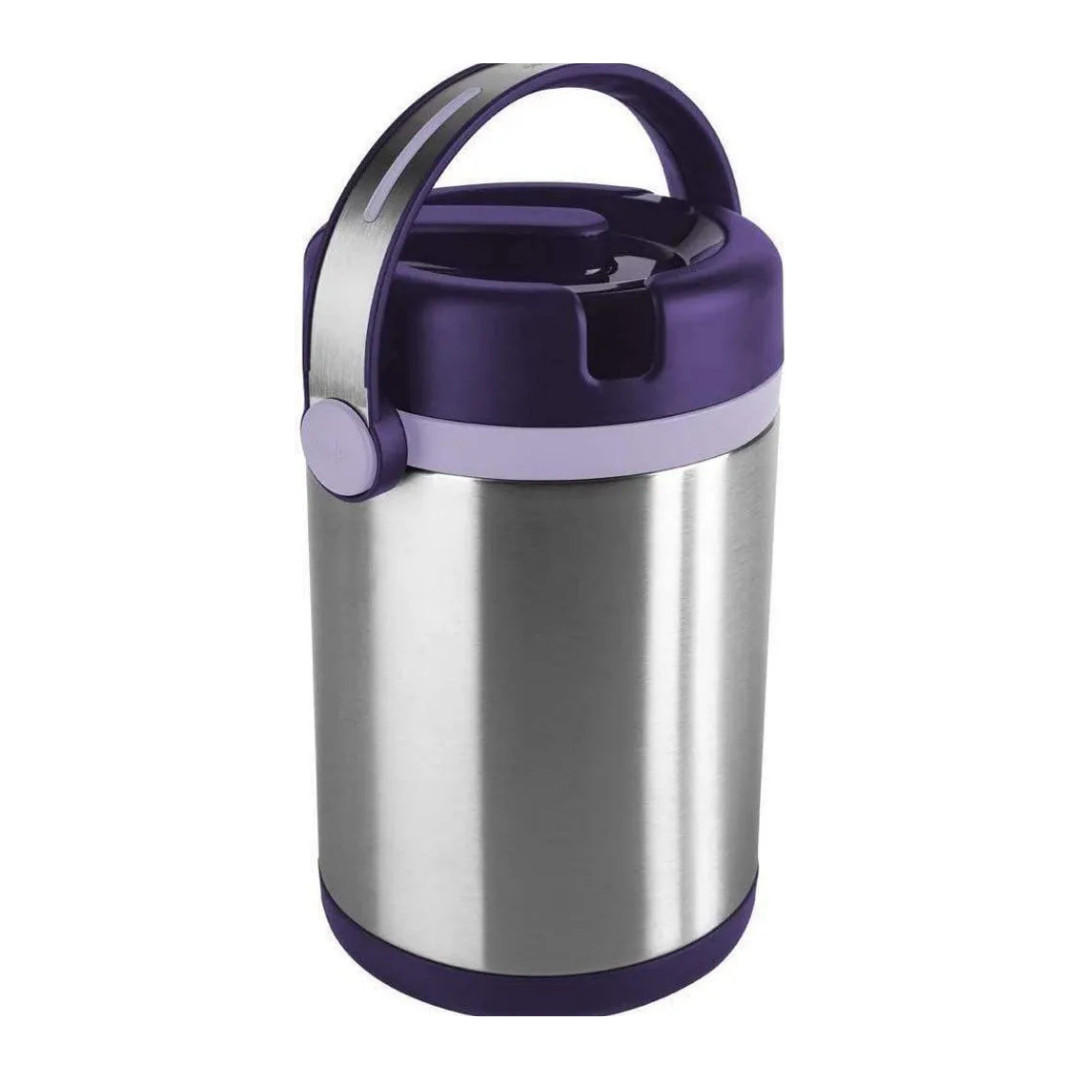 THERMOBEHÄLTER 509234 Brombeer/Violett 1,7 L Edelstahl - Lila/Schwarz, Kunststoff/Metall (1.7L) - Emsa