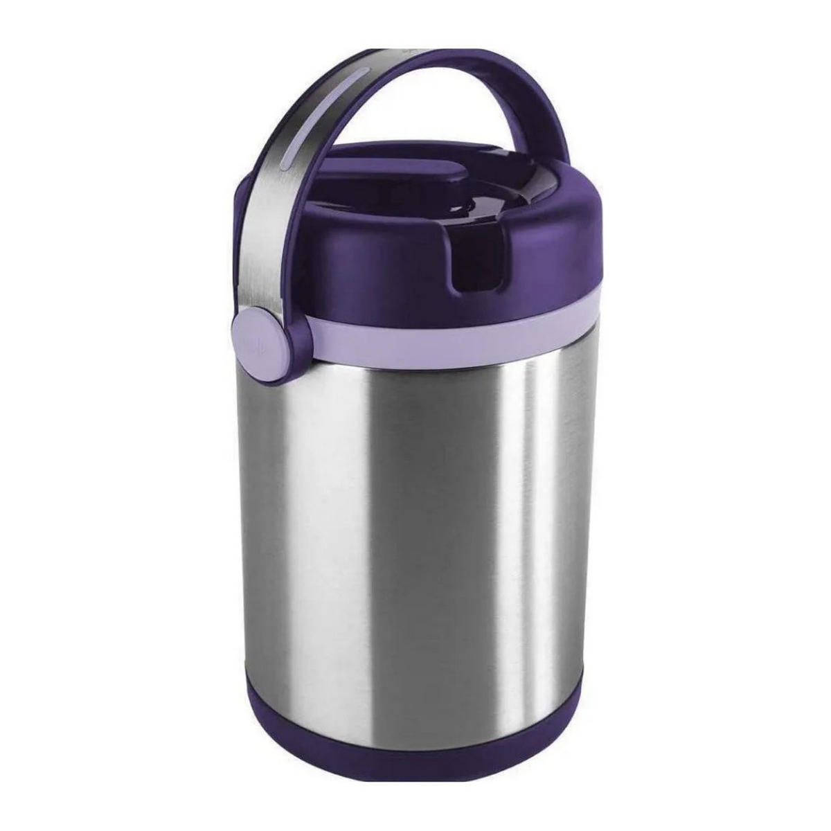 THERMOBEHÄLTER 509234 Brombeer/Violett 1,7 L Edelstahl - Lila/Schwarz, Kunststoff/Metall (1.7L) - Emsa