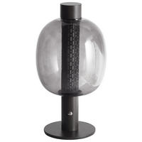 LED-TISCHLEUCHTE Schwarz Pulangi - Schwarz, Metall (15/15/30cm) - Beliani