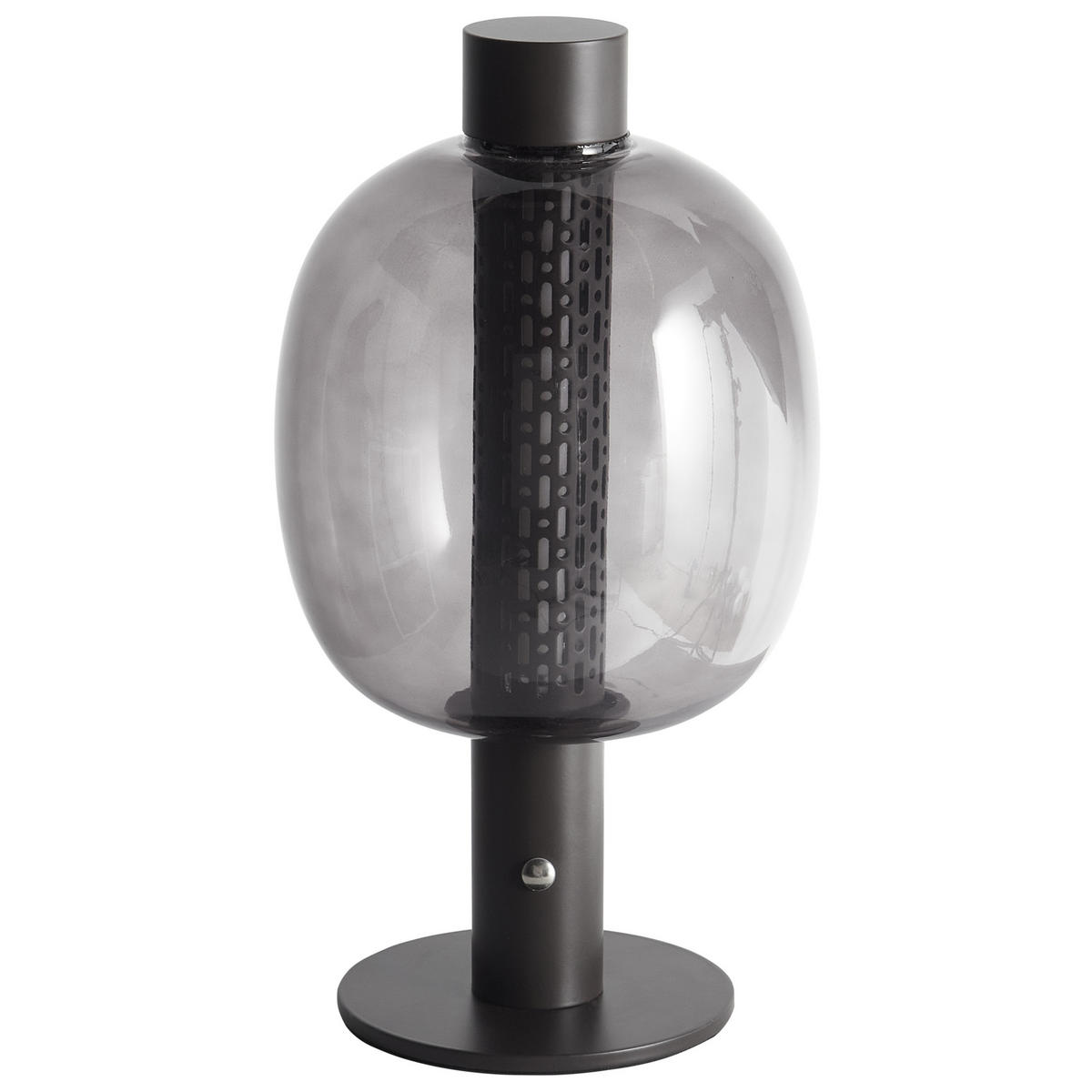 LED-TISCHLEUCHTE Schwarz Pulangi - Schwarz, Metall (15/15/30cm) - Beliani