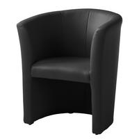 COCKTAILSESSEL - Schwarz, Kunststoff (67/75/59cm) - home24
