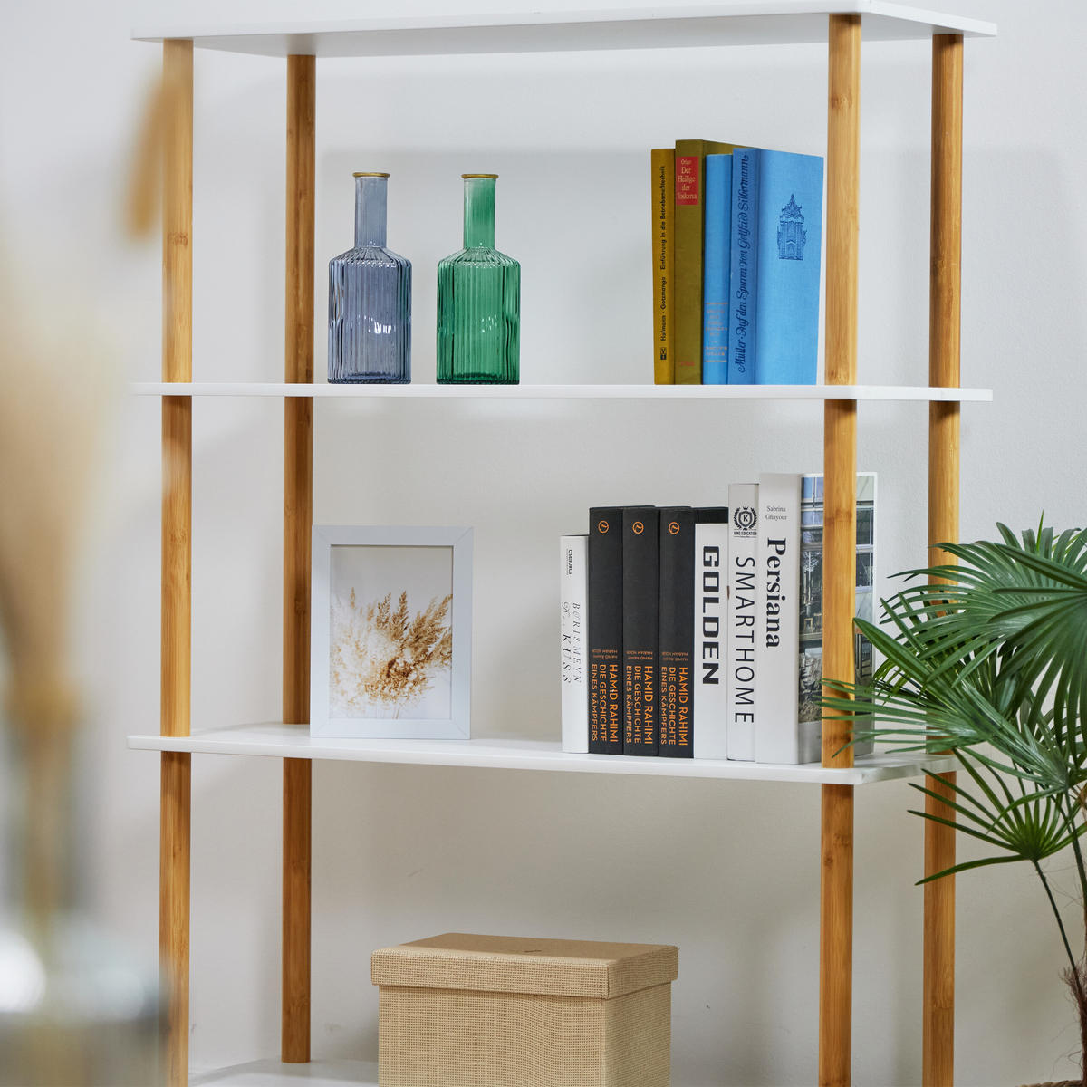 3xVASEN - Multicolor, Glas (20.5cm) - Relaxdays