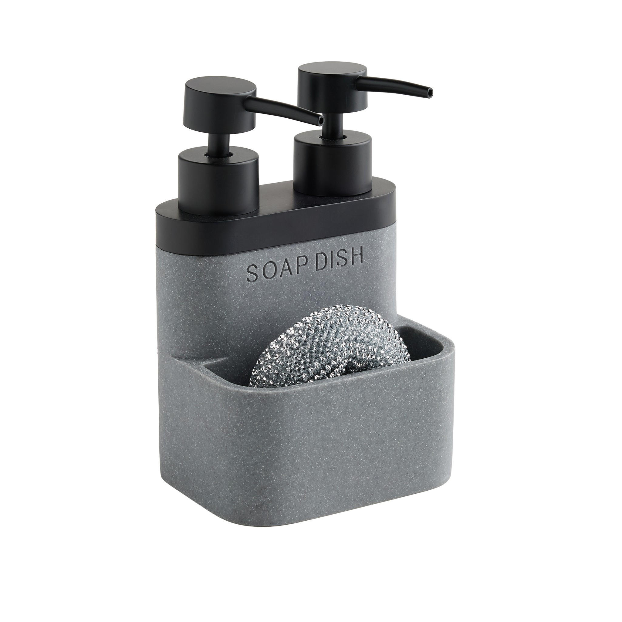 SEIFENSPENDER Duadi - Grau, Kunststoff (9/17/12cm) - home&you