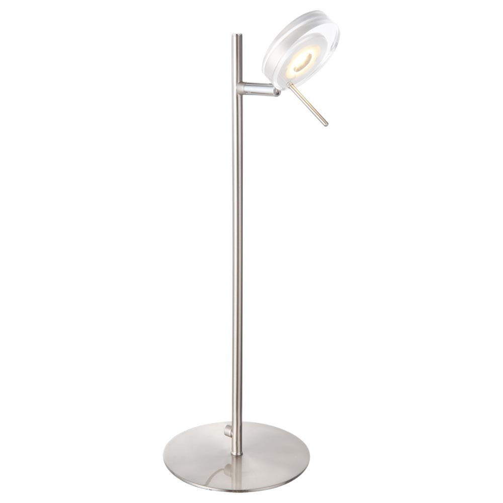 LED TISCHLEUCHTE SPACE Silber - Silberfarben, Metall (21/16/45cm) - Globo Lighting