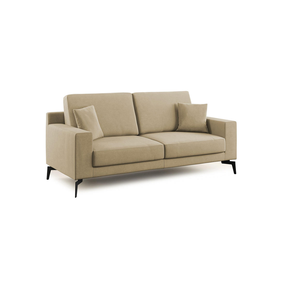 LINEARSOFA Prestige - Beige, Textil (146/95/91cm) - Divani.store