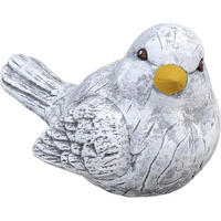 STEINFIGUR Vogel Berta frostfest Steinguss wetterfest - Grau, Stein (14/15/21cm) - stoneandstyle