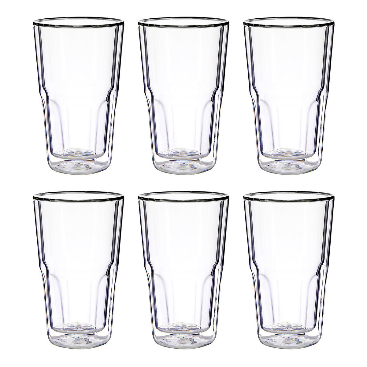 TRINKGLAS (6er Set) Hot & Cold - Transparent, Glas (0.35L) - BUTLERS