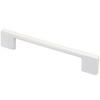 MÖBELGRIFF BA 192mm, Küchengriff Weiss matt, Türgriff, Schrankgriff - Weiß, Metall (0.8/2.8/22.6cm)