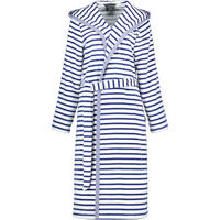 BADEMANTEL DAMEN KAPUZE BRETON 6596 NAVY - 16 - Blau, Textil (Lnull) - Cawoe