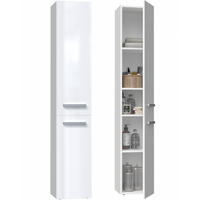 SKRIŇA kúpeľňová - biela, kompozitné drevo (31/174/30cm) - RAUMHIRSCH FURNITURE