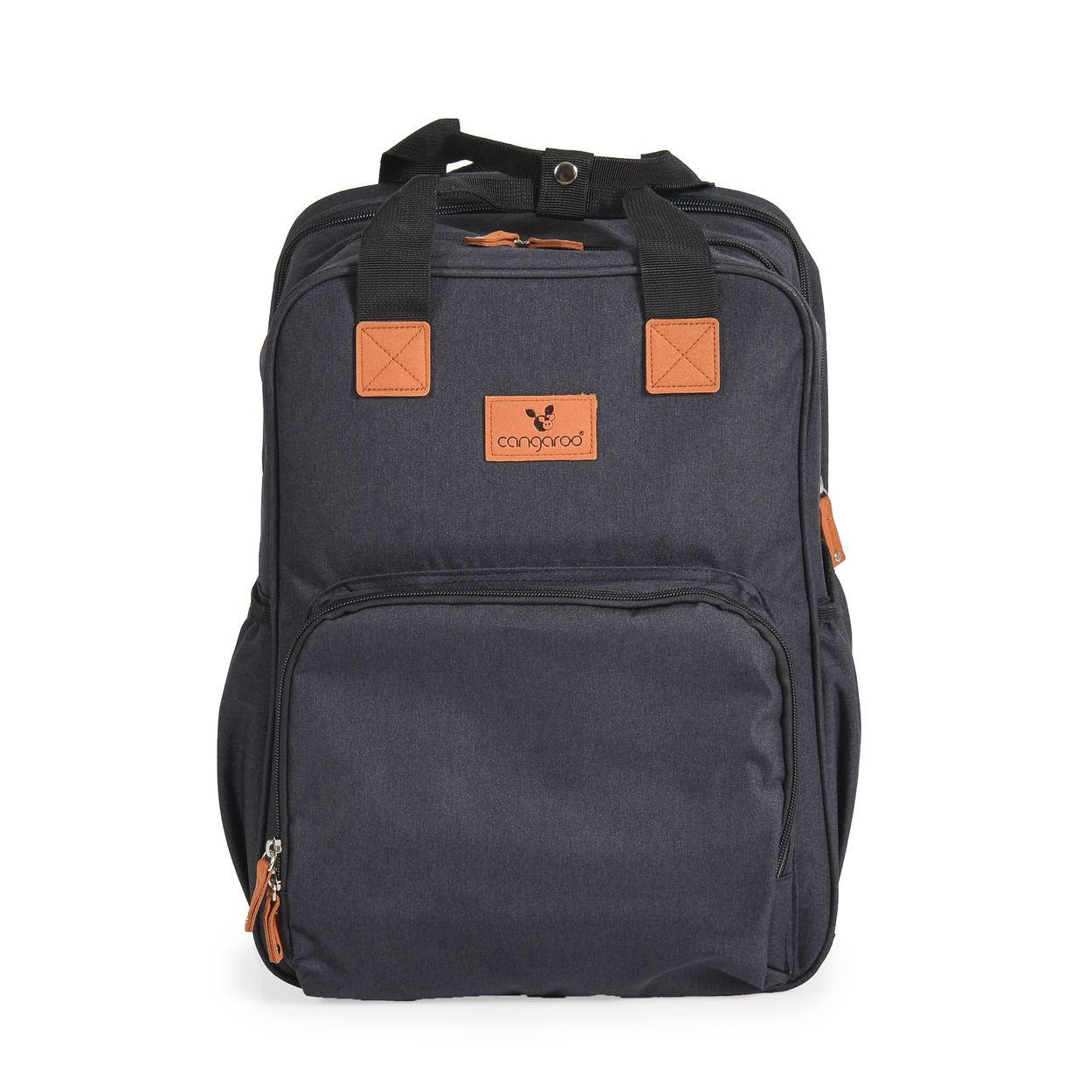 KINDERWAGENTASCHE Liana schwarz 2-in-1 Funktion, als Babybett nutzbar, als Rucksack verwendbar - Schwarz, Textil (31/43/9cm) - Cangaroo