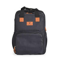 KINDERWAGENTASCHE Liana schwarz 2-in-1 Funktion, als Babybett nutzbar, als Rucksack verwendbar - Schwarz, Textil (31/43/9cm) - Cangaroo