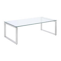 COUCHTISCH - Glas - FREYA - Transparent, Glas (120/60/41cm) - Vente-Unique
