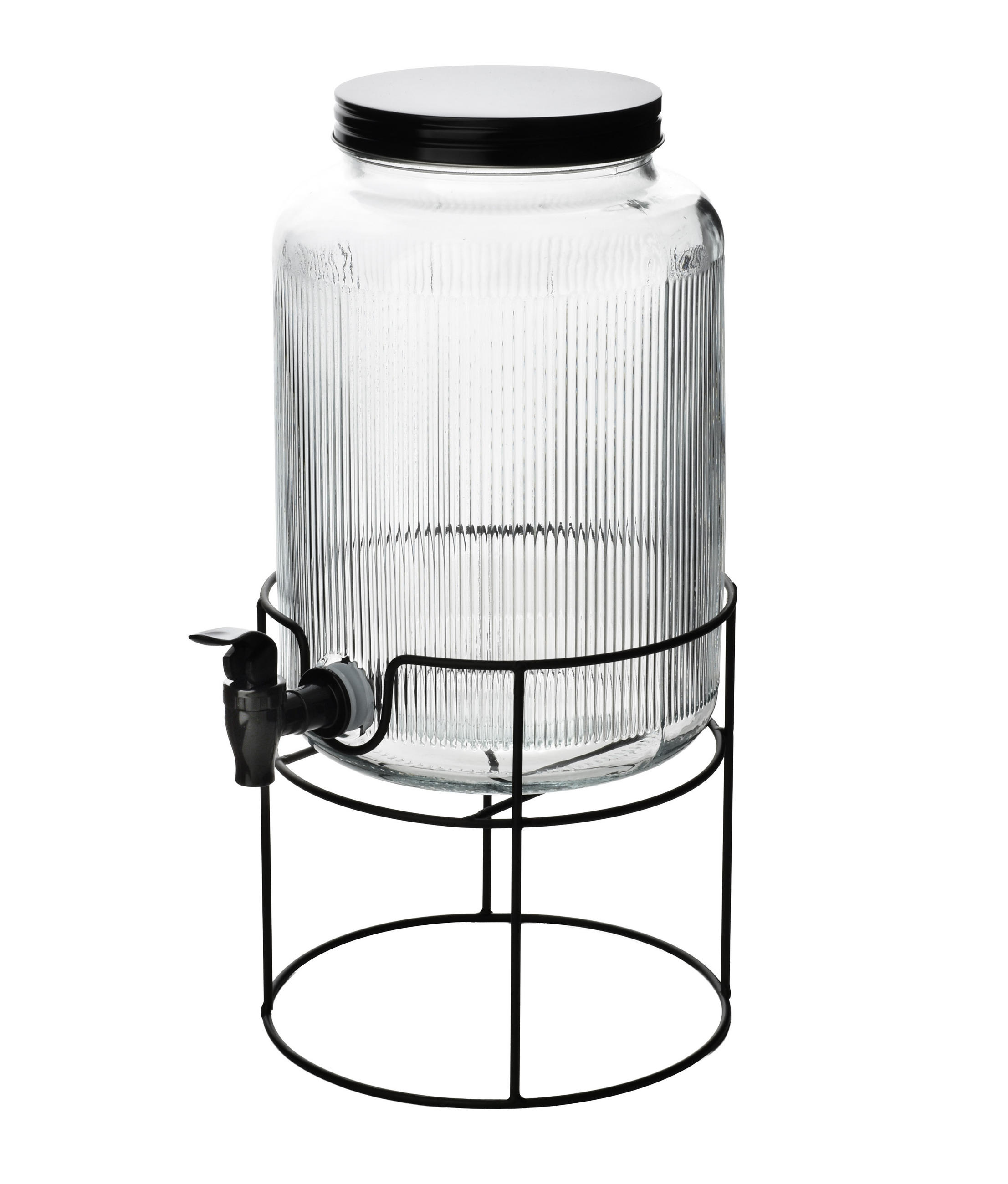 GETRÄNKESPENDER Modern Kitchen Glas - Klar, Glas (21/32/21cm) - Mondex