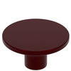 MÖBELKNOPF Bordeaux matt, Schrankknopf Astro Ø 36mm, Knopf modern - Bordeaux, Metall (3.6/1.9/1.9cm) - Livingpoint24
