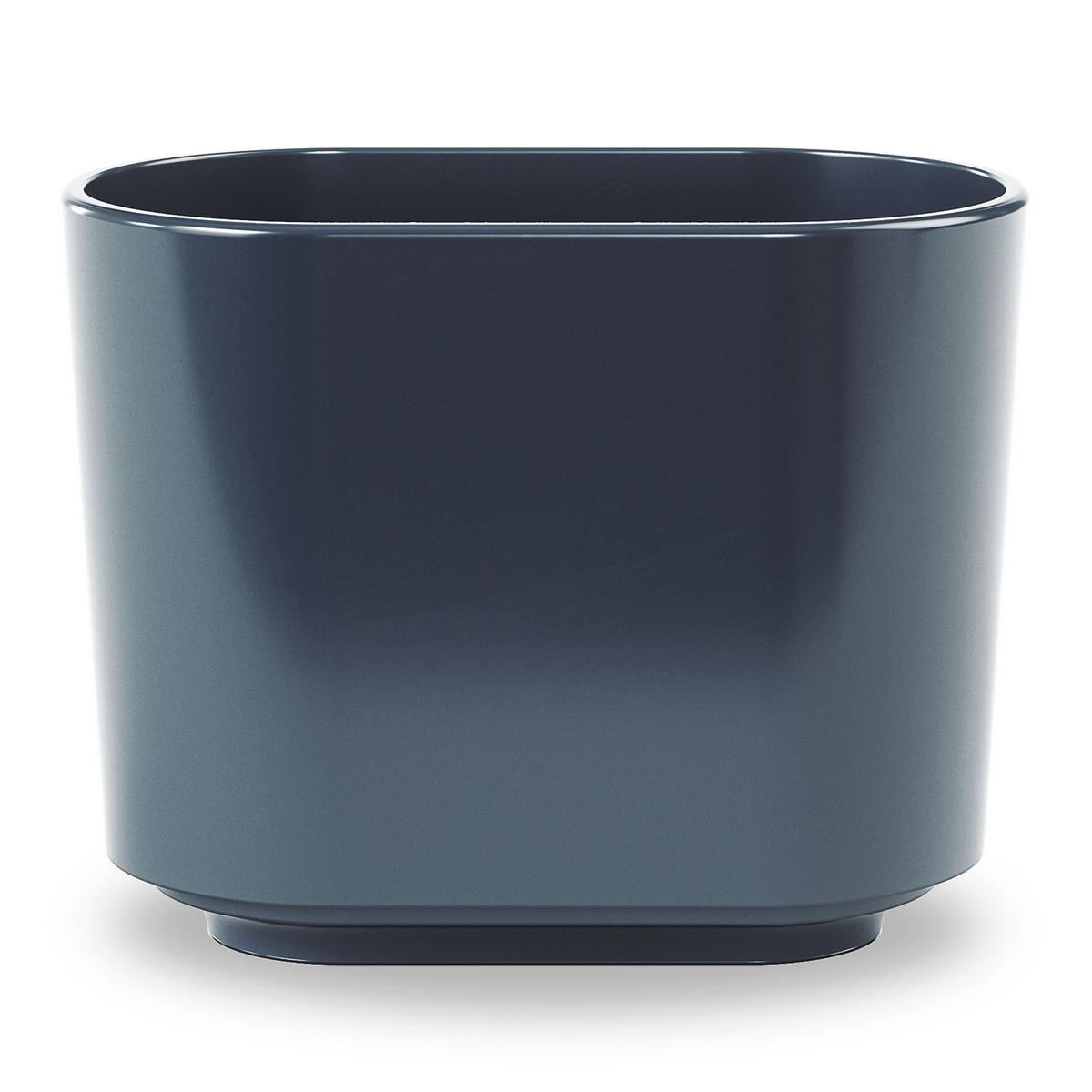ZAHNPUTZBECHER Step, Denim Blau - Blau, Kunststoff (7.62/10.16/12.7cm) - Umbra