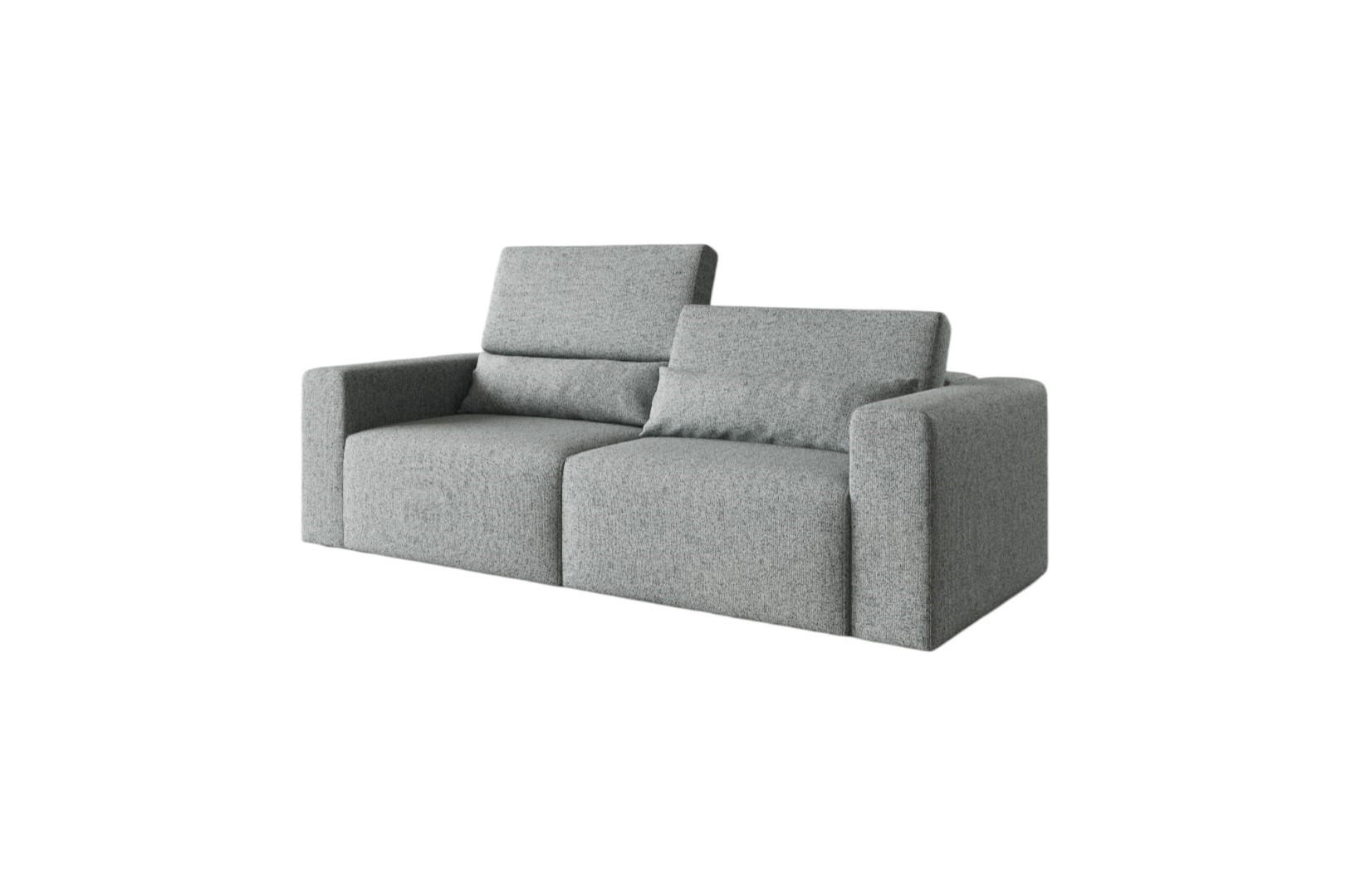 SOFA Modular Premium Grau - Schwarz/Grau, Holz/Holzwerkstoff (225/97/103cm) - Furnisell