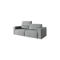 SOFA Modular Premium Grau - Schwarz/Grau, Holz/Holzwerkstoff (225/97/103cm) - Furnisell
