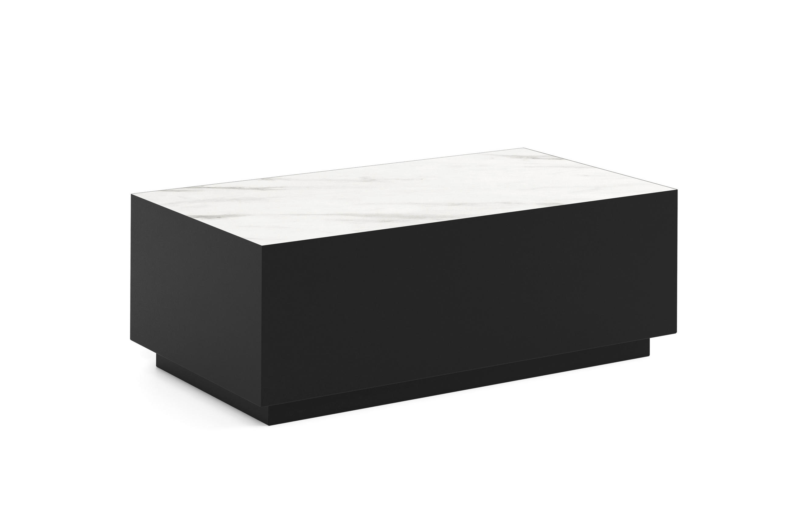 COUCHTISCH MORISS - Multicolor/Schwarz, Holzwerkstoff (55/100/36cm) - Meblini