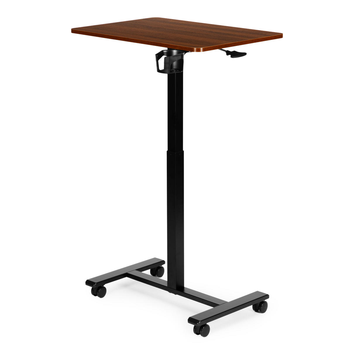 SCHREIBTISCH MILO Holzoptik - Schwarz - Braun, Holzwerkstoff (48/70/71.5cm) - Mat-Haus