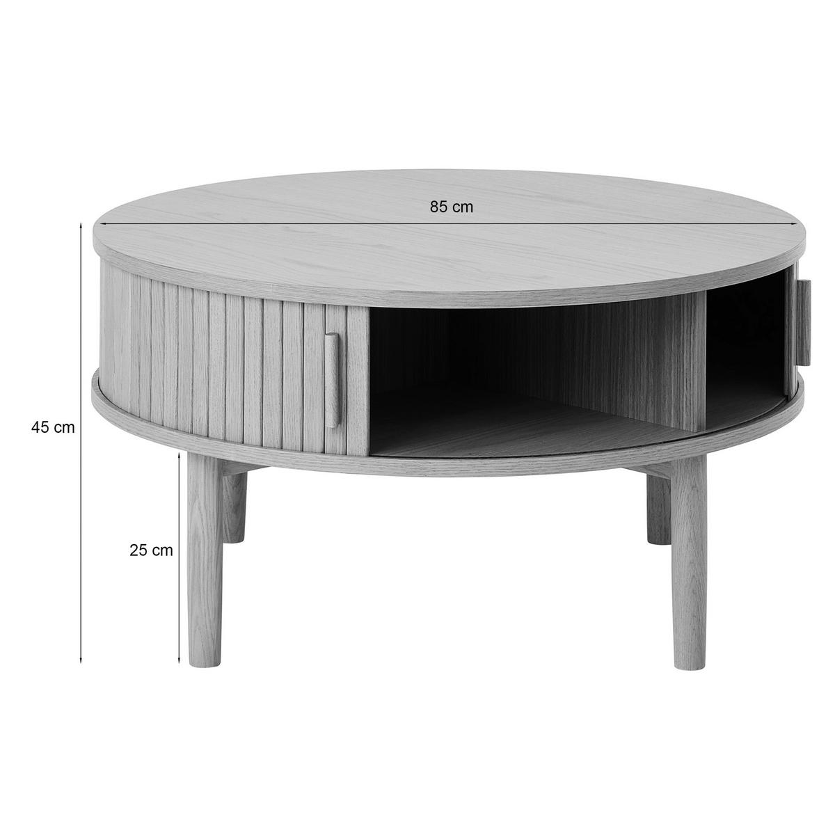 KONFERENČNÍ stolek Meta, tmavý dub, 85 cm - tmavě hnědá, dřevo/kompozitní dřevo (85/85/45cm) - Selsey