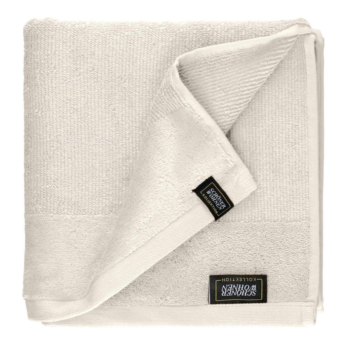 HANDTUCH SENSE - Creme, Textil (50/100cm) - Schöner Wohnen