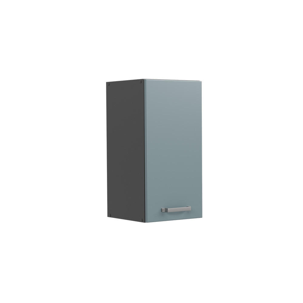 HÄNGESCHRANK R-Line Blau-Grau 30 cm - Anthrazit/Blaugrau, Holzwerkstoff (30/60/31cm) - Vicco