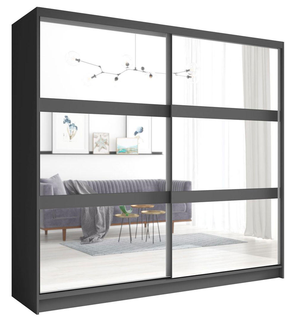 Thumbnail - Feldmann-Wohnen Schlafzimmer-Set, Grau, Holz, 10 Fächer, 8 Schubladen, Rechteckig,Rechteckig, 160x200 cm, Schlafzimmer, ...