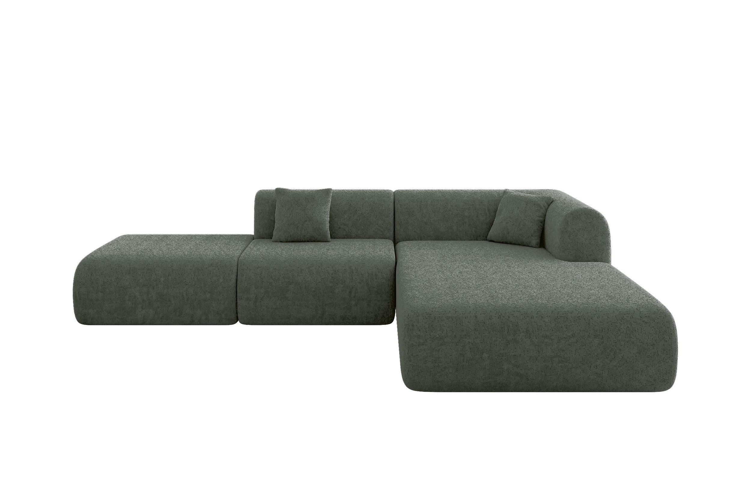 Altdecor Ecksofa Smaragdgrün 289x176 cm
