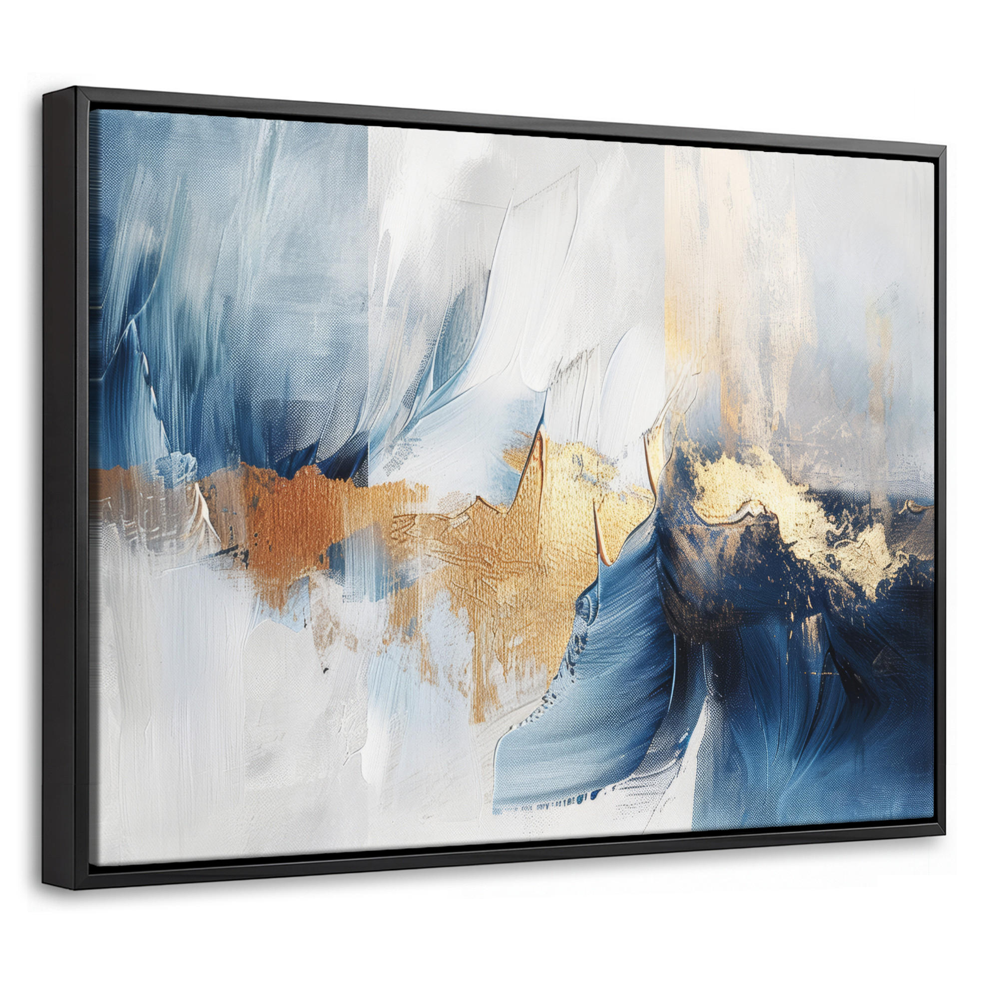 MuchoWow Leinwand Hellblau 40x30 cm