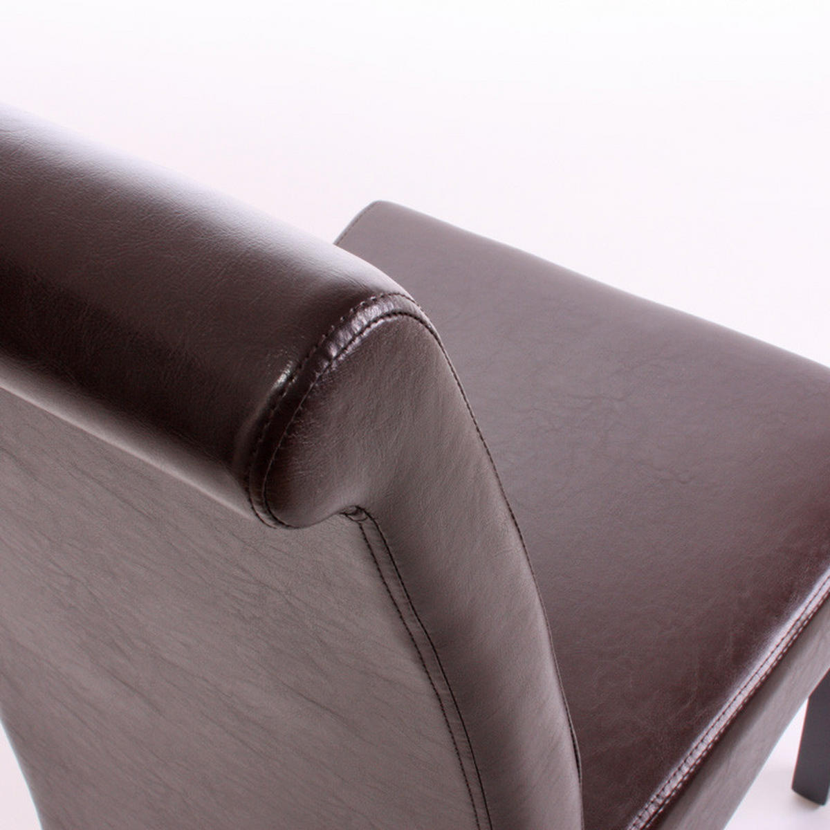 ESSZIMMERSTUHL Braun, Dunkelbraun 2er-Set - Dunkelbraun/Braun, Leder (46/99/50cm) - MCW