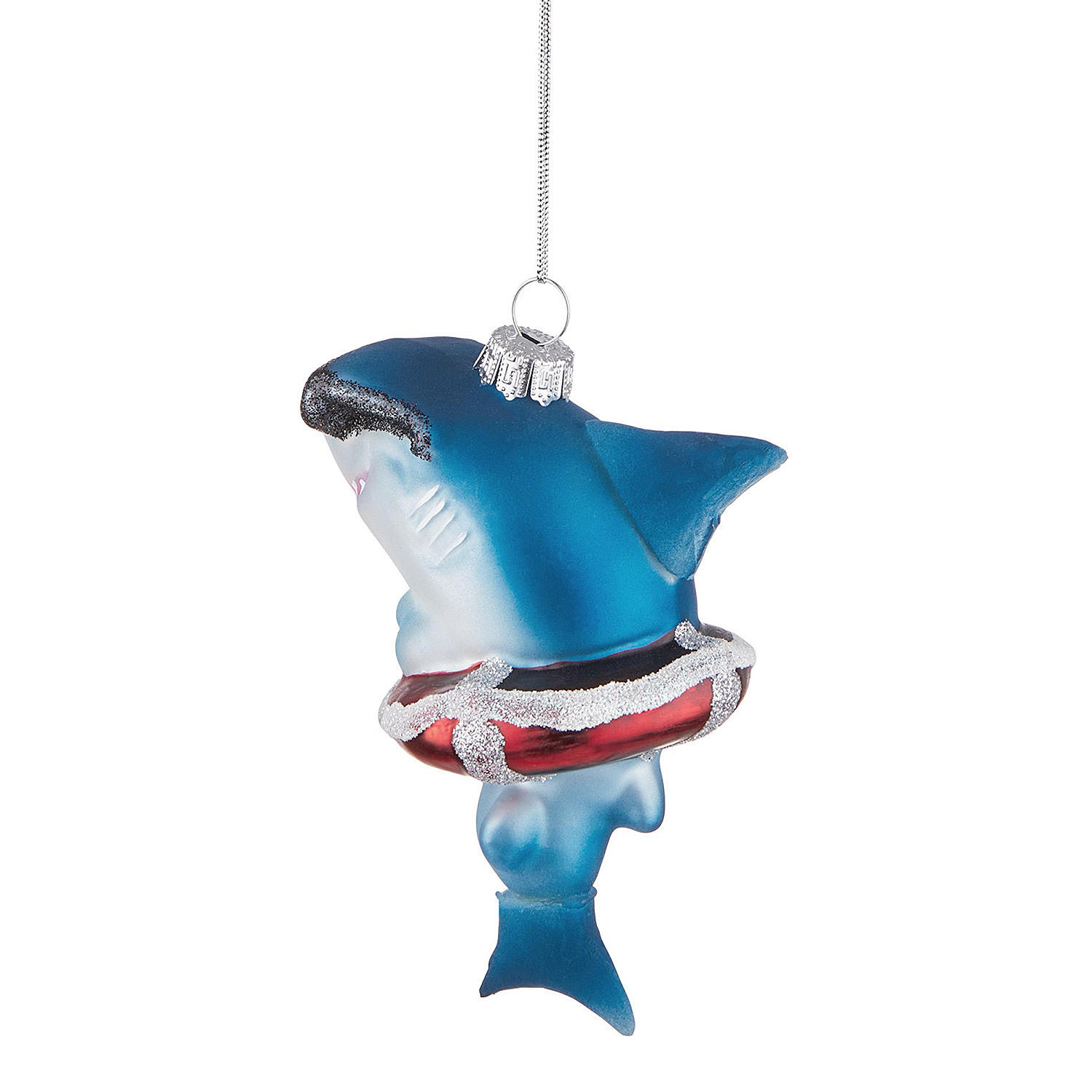 BAUMANHÄNGER Hang On Hai - Blau, Glas (6/12/9cm) - Butlers