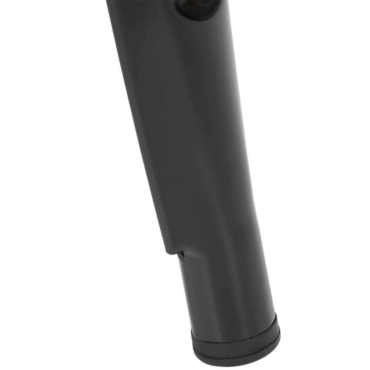 BARHOCKER 4er-Set DE-14690 industriell mit Fußstütze Schwarz - Schwarz, Metall (43/76/43cm) - ComfortXL
