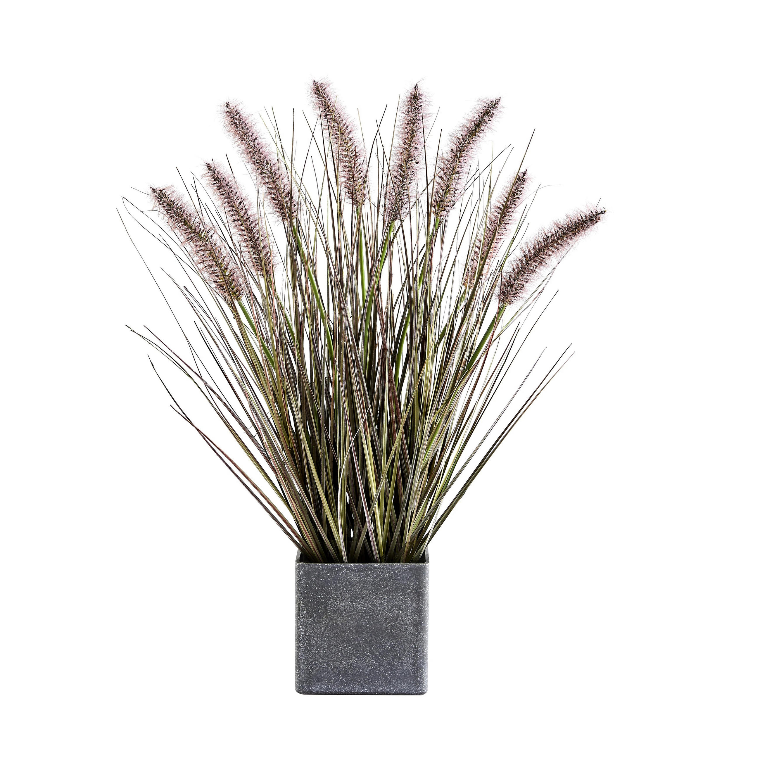 KUNSTPFLANZE Künstliches Japanisches Federborstengras– Philomène 46 cm - Grün, Kunststoff (46cm) - aplanta