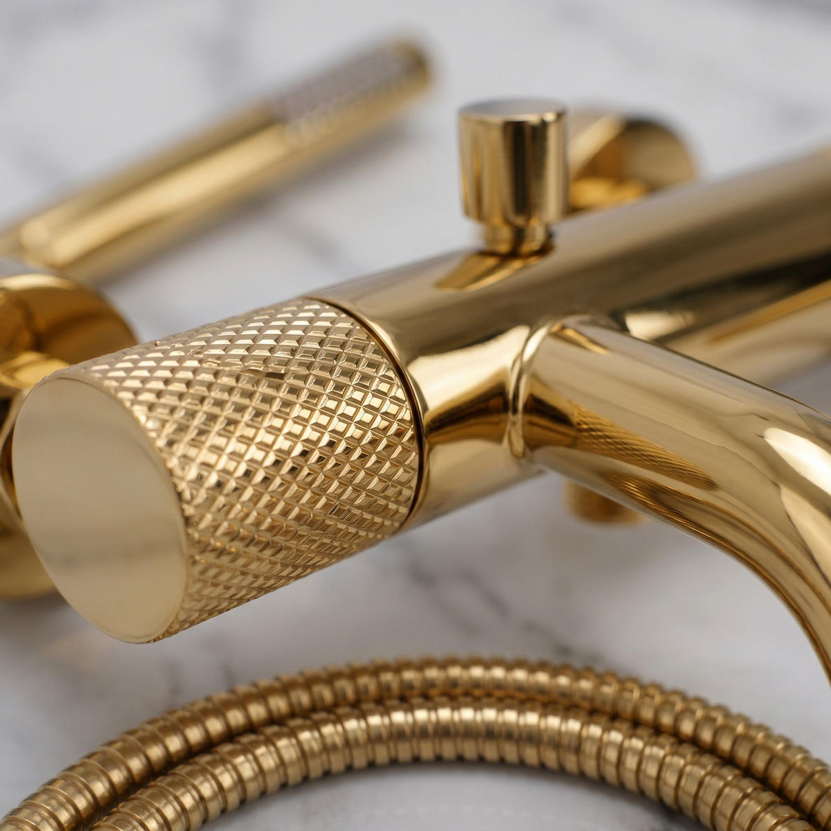 WANNENARMATUR Rea Venti Gold - Goldfarben, Metall (10/10/23cm) - REA