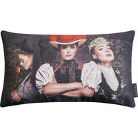 KISSENHÜLLE Artwood Trio Ladys - Schwarz, Textil (30/50cm) - Magma Heimtexx