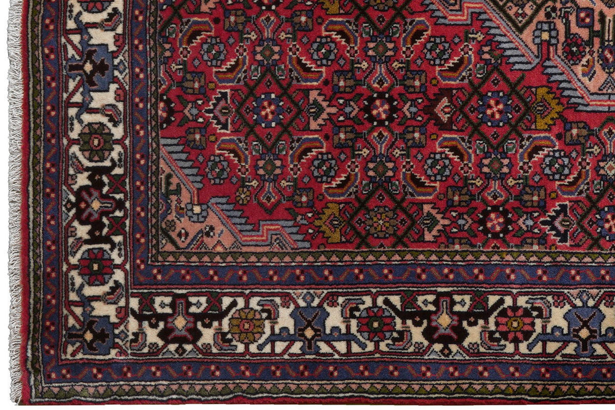 TEPPICH Assadabad Rot 187/126 cm Schurwolle - Rot, Textil (126/187cm) - Looma