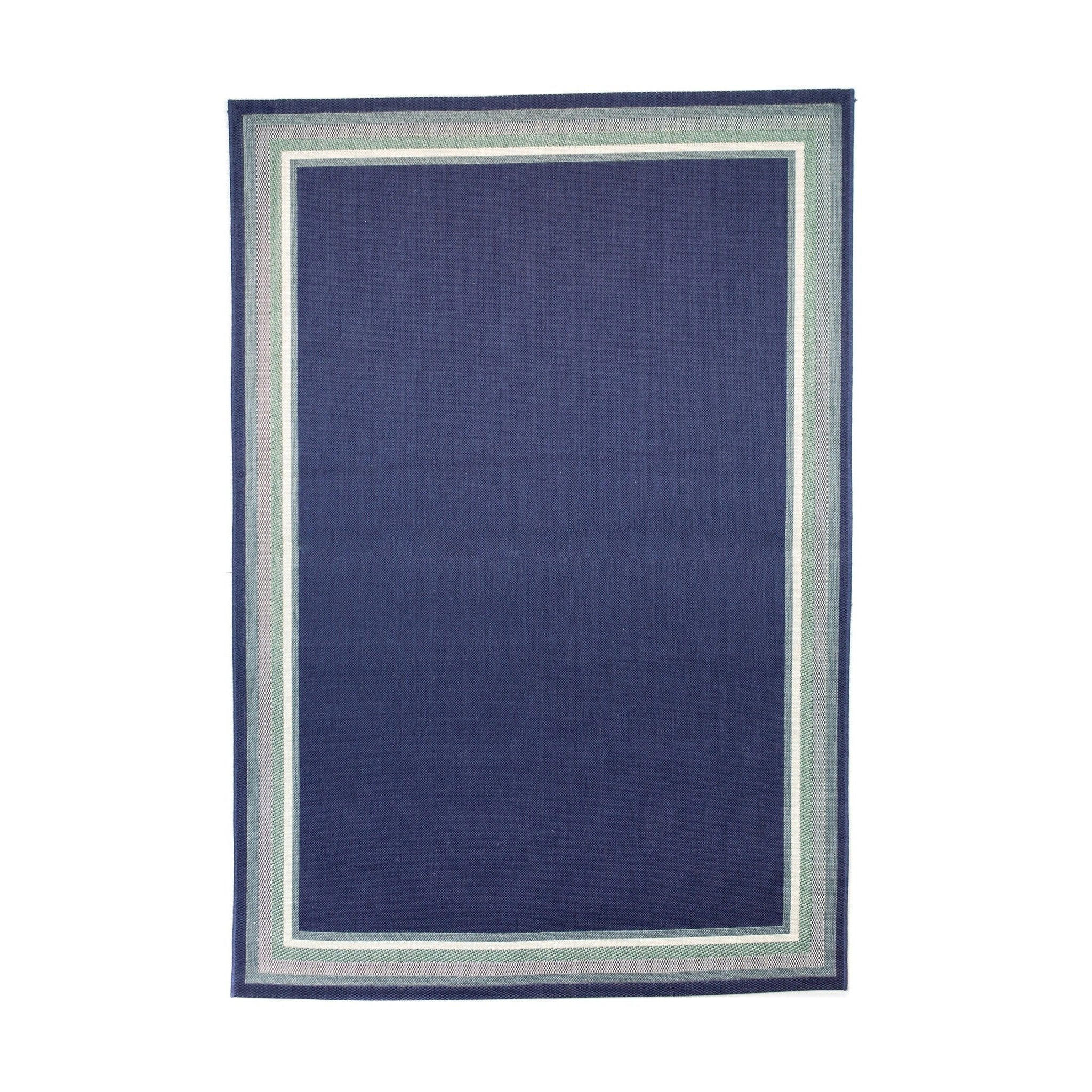TEPPICH In- Outdoor, fleckenresistent blau - Blau, Textil (160/230cm) - AFK Living