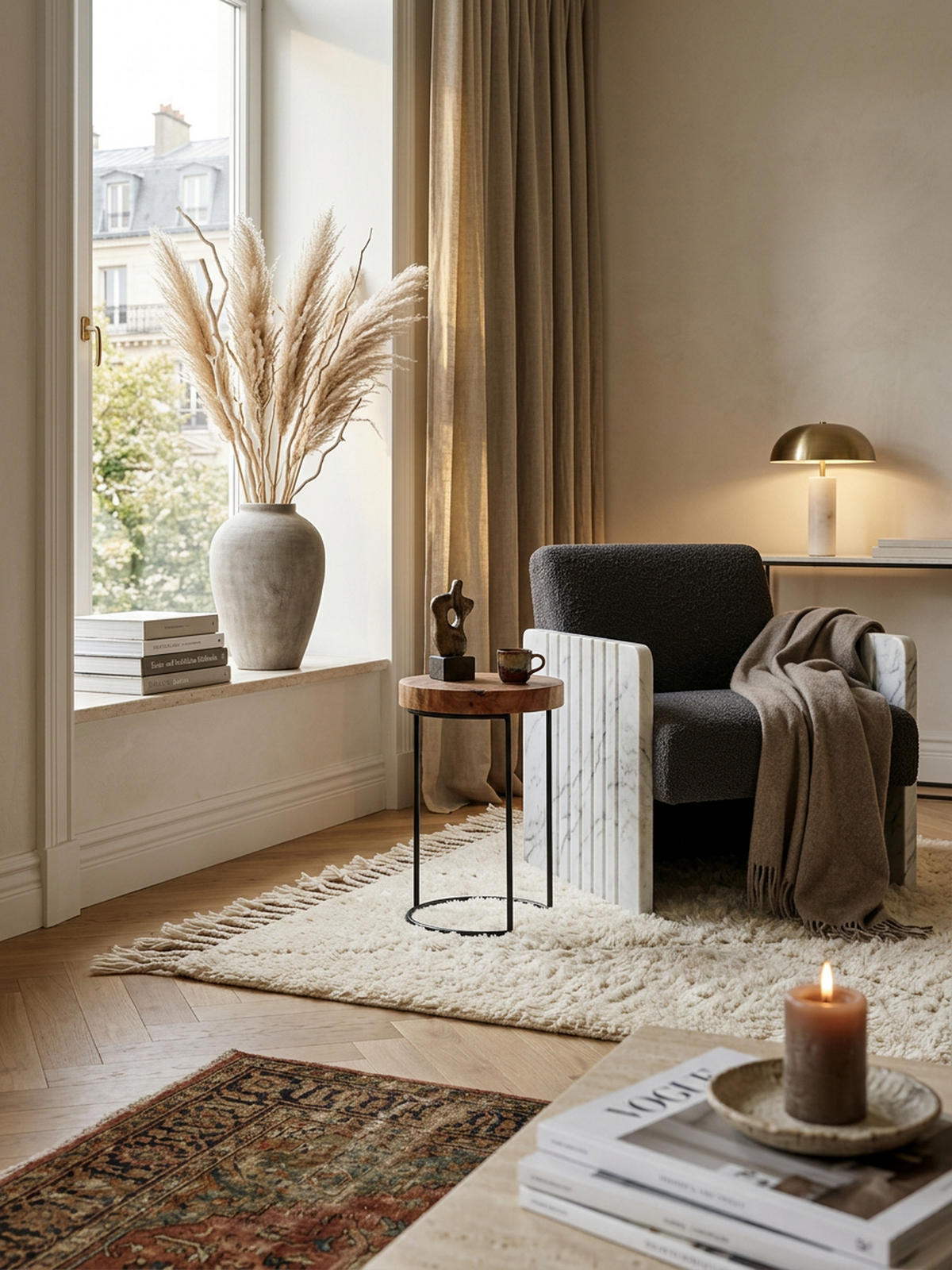 BEISTELLTISCH Massivholz Metallgestell Baumstammplatte Landhausstil INDI, Braun 28x28x45 cm - Schwarz/Braun, Holz/Metall (28/28/45cm) - KADIMA DESIGN