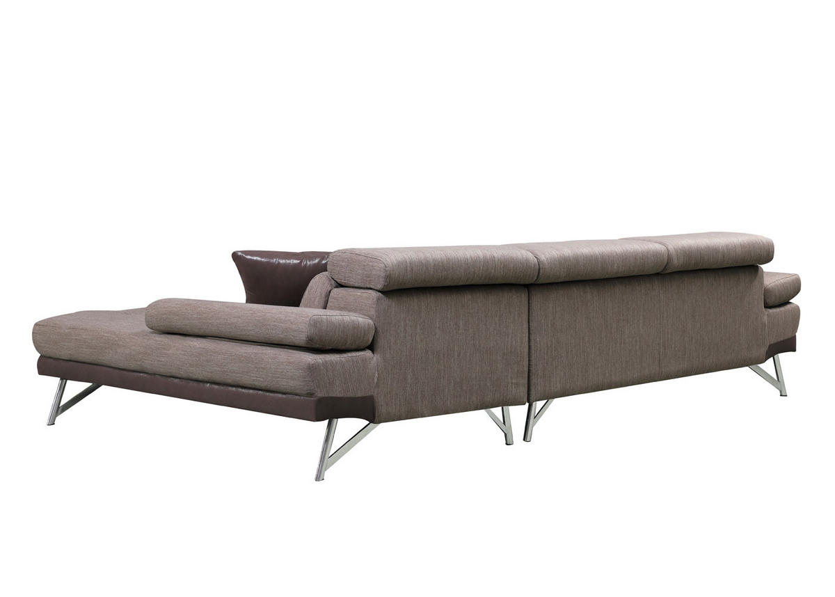SOFA Braun - Braun, Textil (300/174cm) - MCW