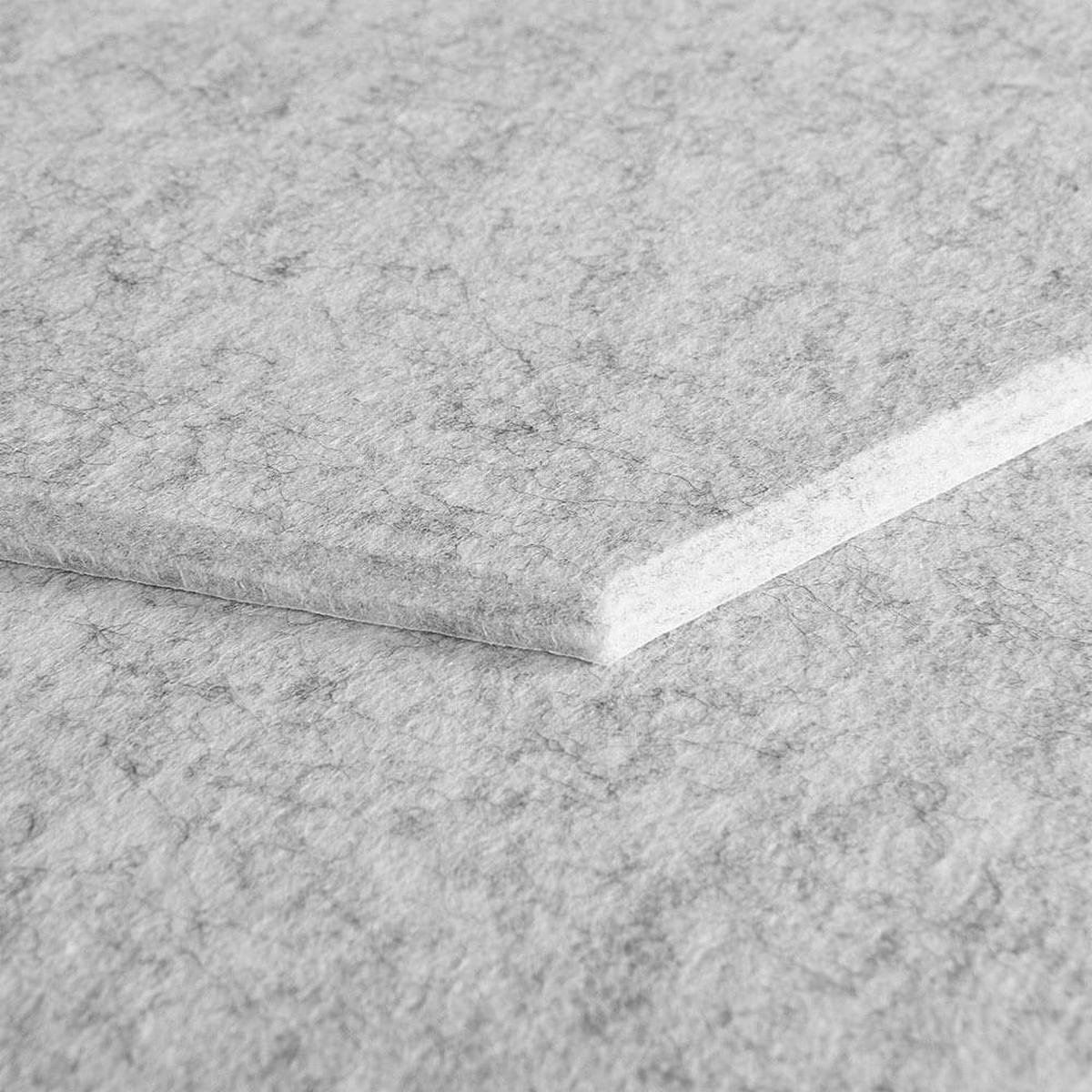 AKUSTIKPLATTEN HEXAGON SILENT - Hellgrau, 10 - Hellgrau, Kunststoff (35/30.3/1cm) - Home Deluxe