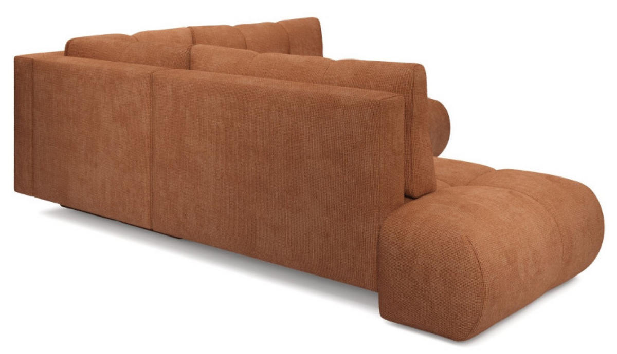 ECKSOFA Ceglasty SOHI Flow 09 Ausziehbar Mit Schlaffunktion - Orange, Textil (266.5/266.5cm) - Sepro Meble