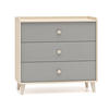 KOMMODE Mevel Wüstensand / Palladiumgrau 90 / 40 / 85cm - Braun/Grau, Holz/Holzwerkstoff (90/85/40cm) - Feldmann-Wohnen