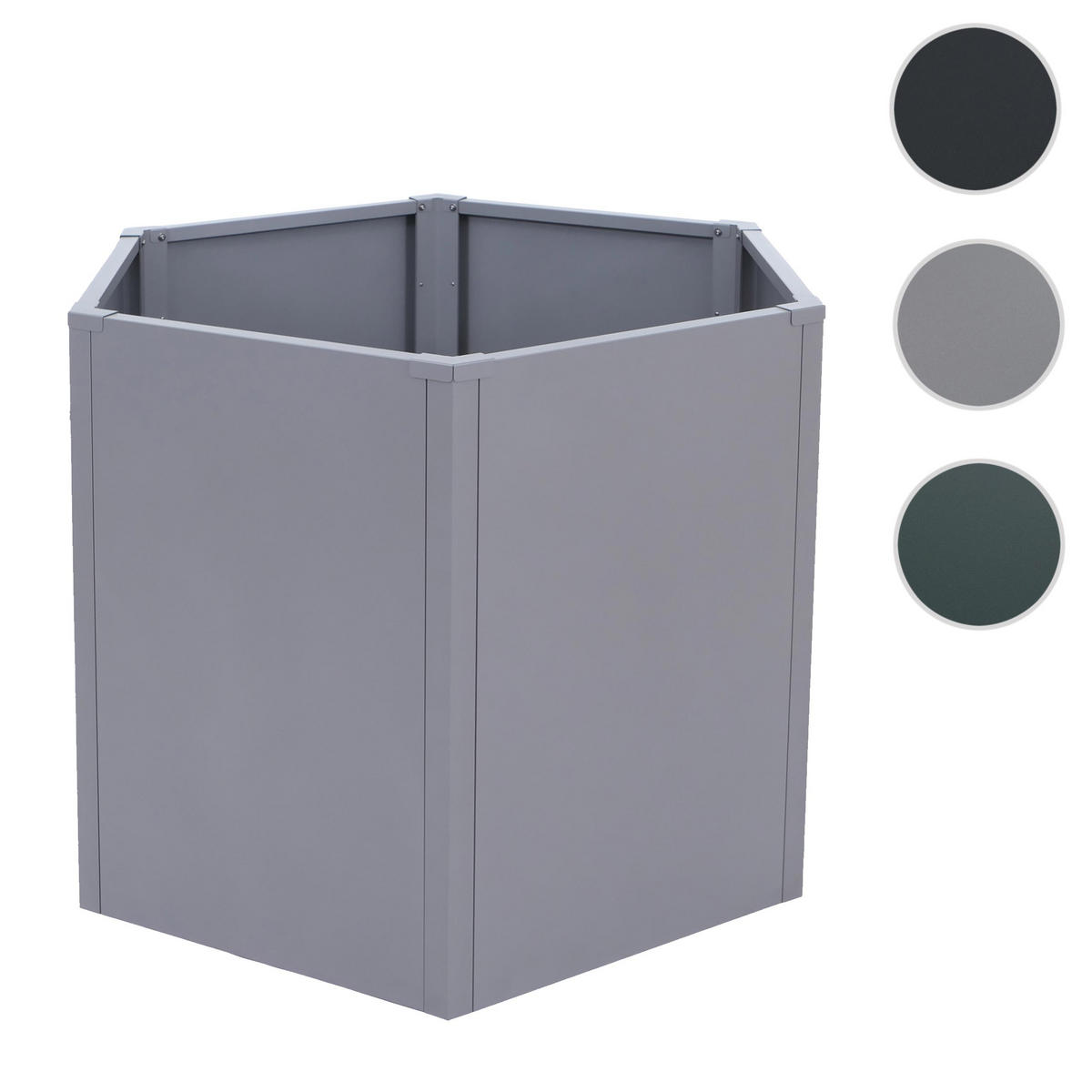 HOCHBEET Grau - Grau, Metall (100/77/88cm) - MCW