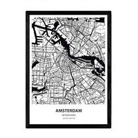 POSTER Amsterdam - Niederlande A3 Rahmenlos - Klar, Papier (29.7/5/42cm) - Nacnic