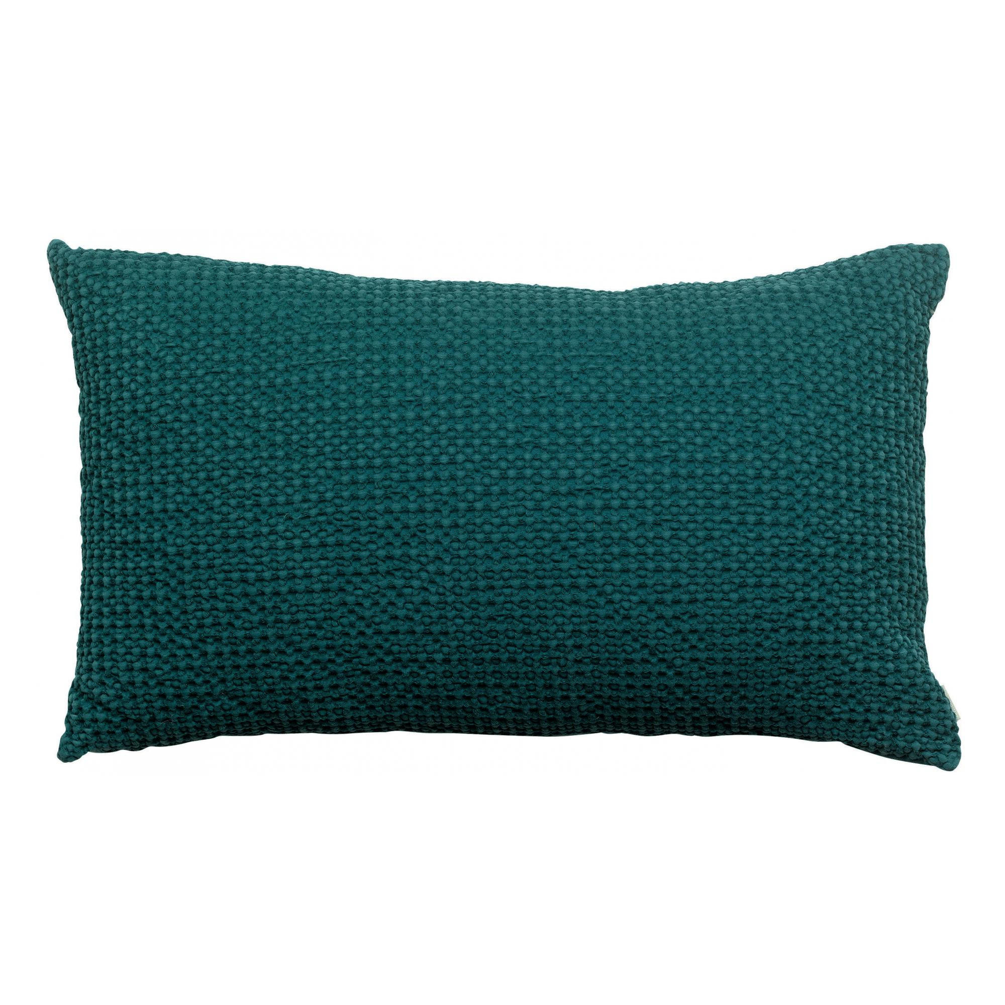 KISSEN Maia petrolgrün 30 x 50 cm - Petrol, Textil (30/50cm) - Vivaraise