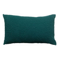 KISSEN Maia petrolgrün 30 x 50 cm - Petrol, Textil (30/50cm) - Vivaraise