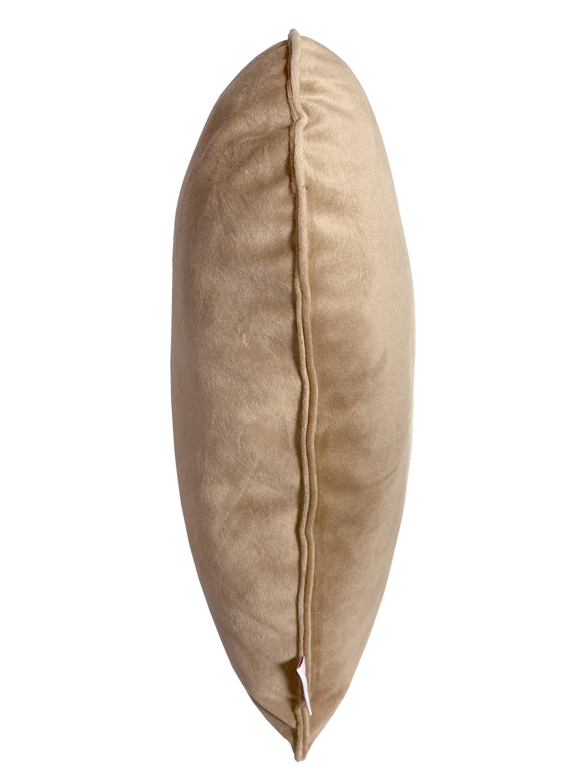 HERZKISSEN Samt&Sonders braun-beige 35x32 cm - Beige, Textil (34/32cm) - beties Heimtextil