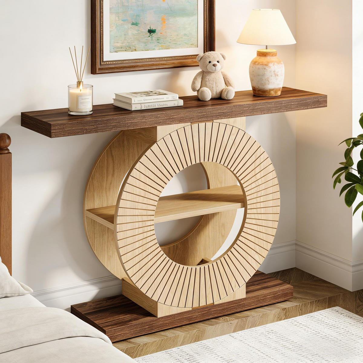 KONSOLENTISCH Braun 100/29,5/79,5 cm - Braun, Holz (29.5/100/79.5cm) - PANGIVO